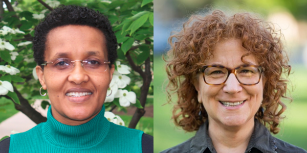 side by side head shot of Dr. Emma Gachomo and Dr. Amy Litt